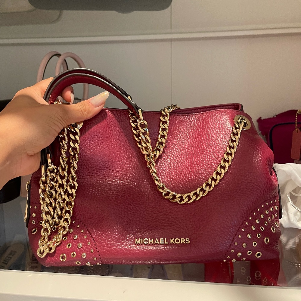 Michael Kors Leather purse with Chaim